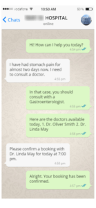 WhatsApp Healthcare Chatbot Doctor Consulting