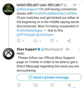 Xbox Support Twitter Handle