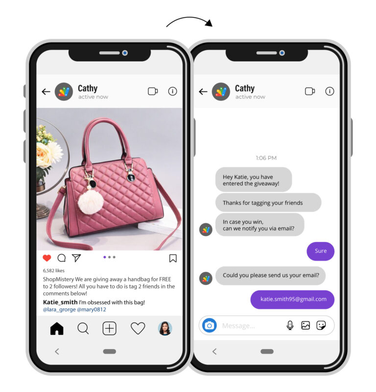 Instagram Chatbot Automation for Giveaway Campaign
