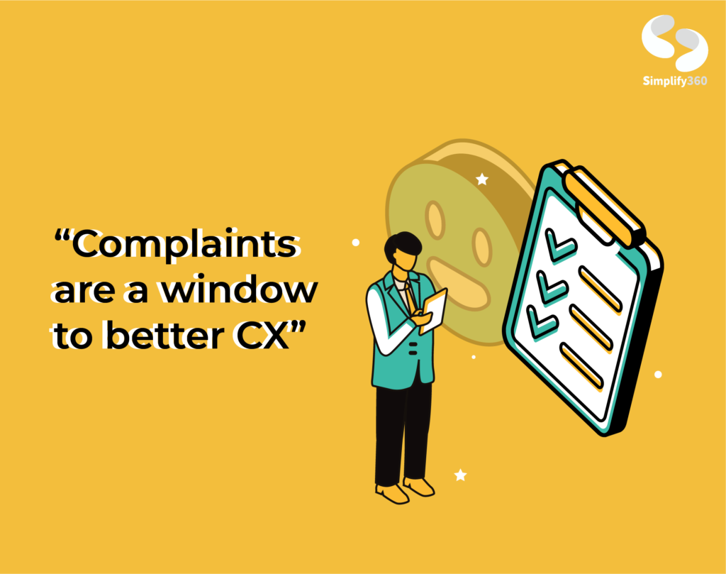 Customer complains can help improve CX