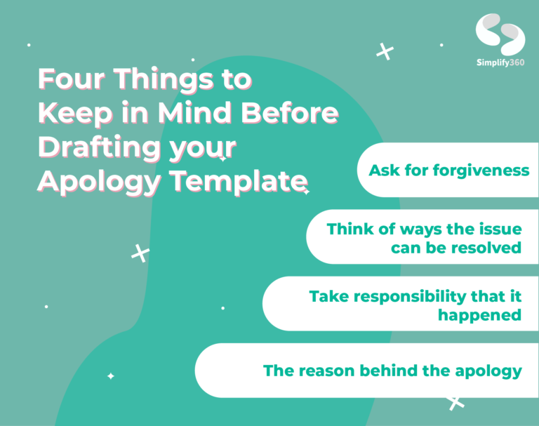 Key Pointers to Drafting an Apology Email