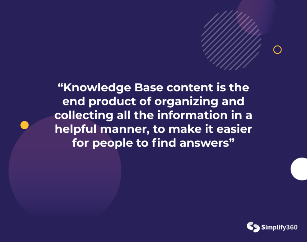 Definition to understand what is a knowledgebase